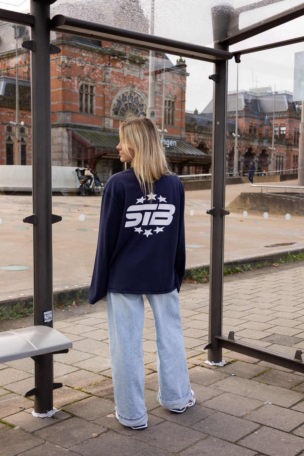 STB Stars Langarmshirt Dunkelblau