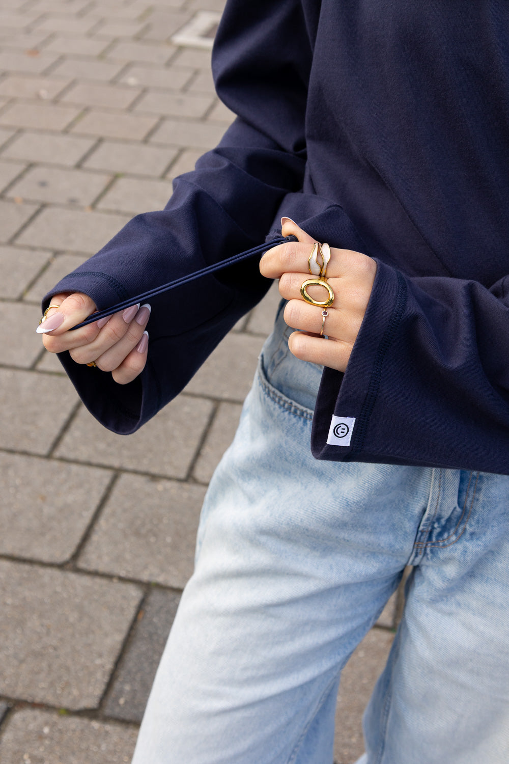 STB Stars Langarmshirt Dunkelblau