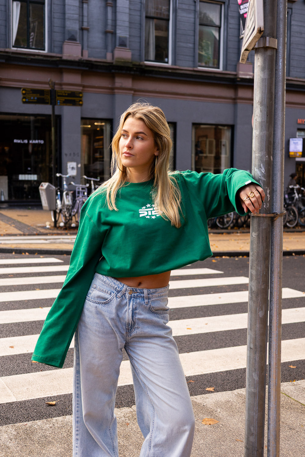 STB Stars Langarmshirt Grün