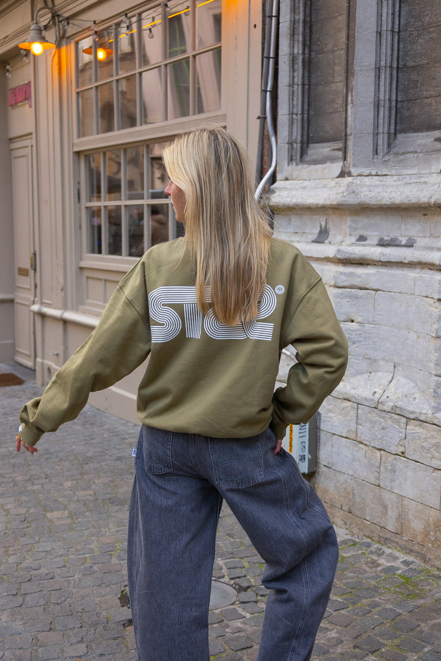 SIZZ Trace Sweater Green