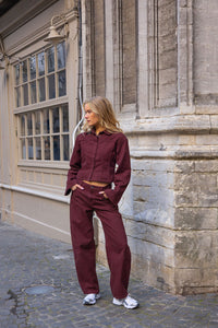 Frame Barrel Jeans Bordeaux
