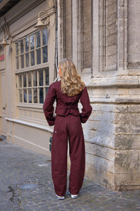 Frame Barrel Jeans Bordeaux