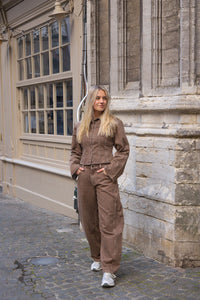 Frame Barrel Jeans Brown