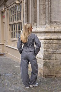 Frame Denim Blouse Grey