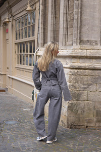 Frame Barrel Jeans Grey