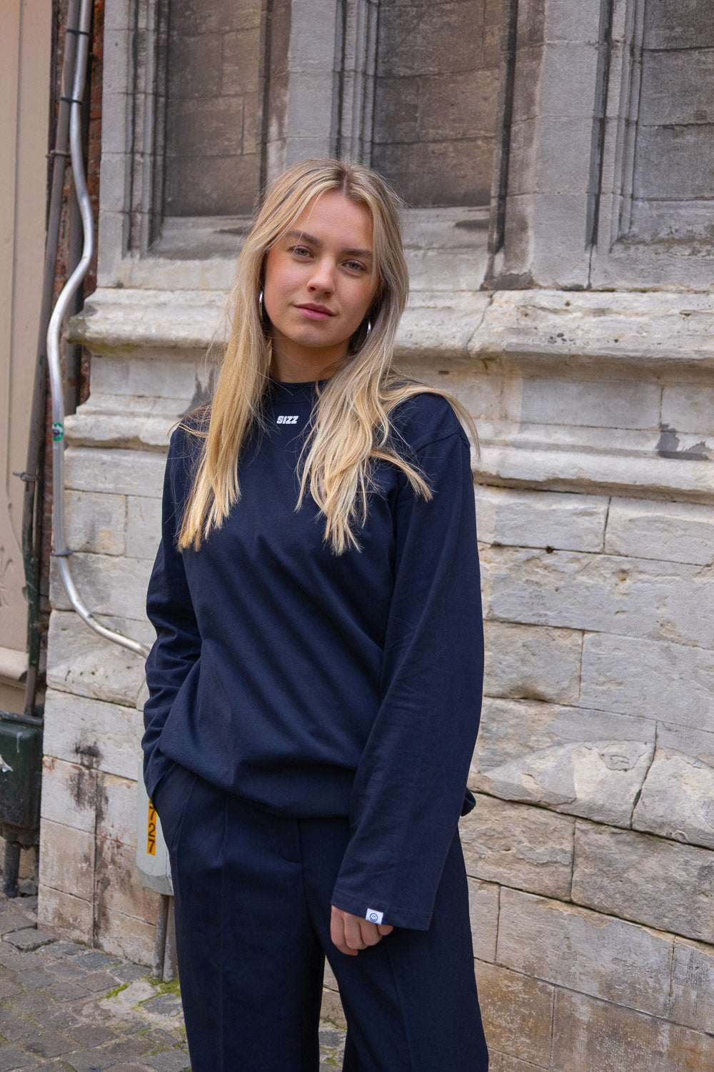 SIZZ Motion Langarmshirt Dunkelblau