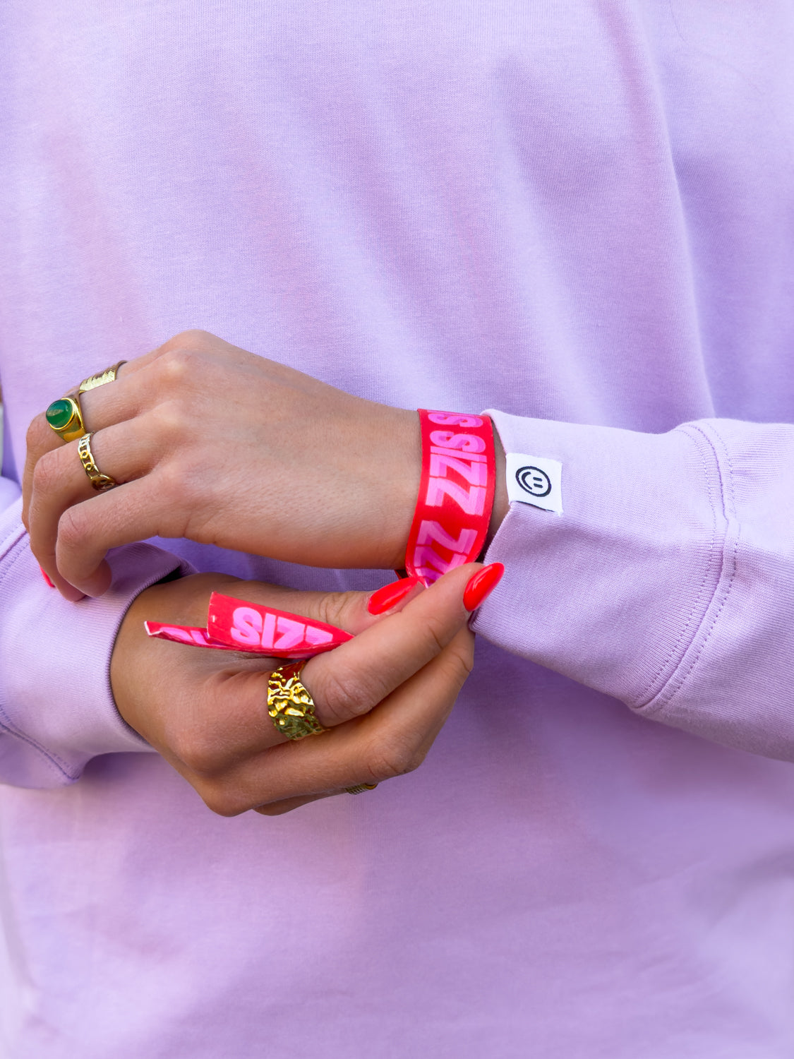 The SIZZ Bracelet | Red Pink