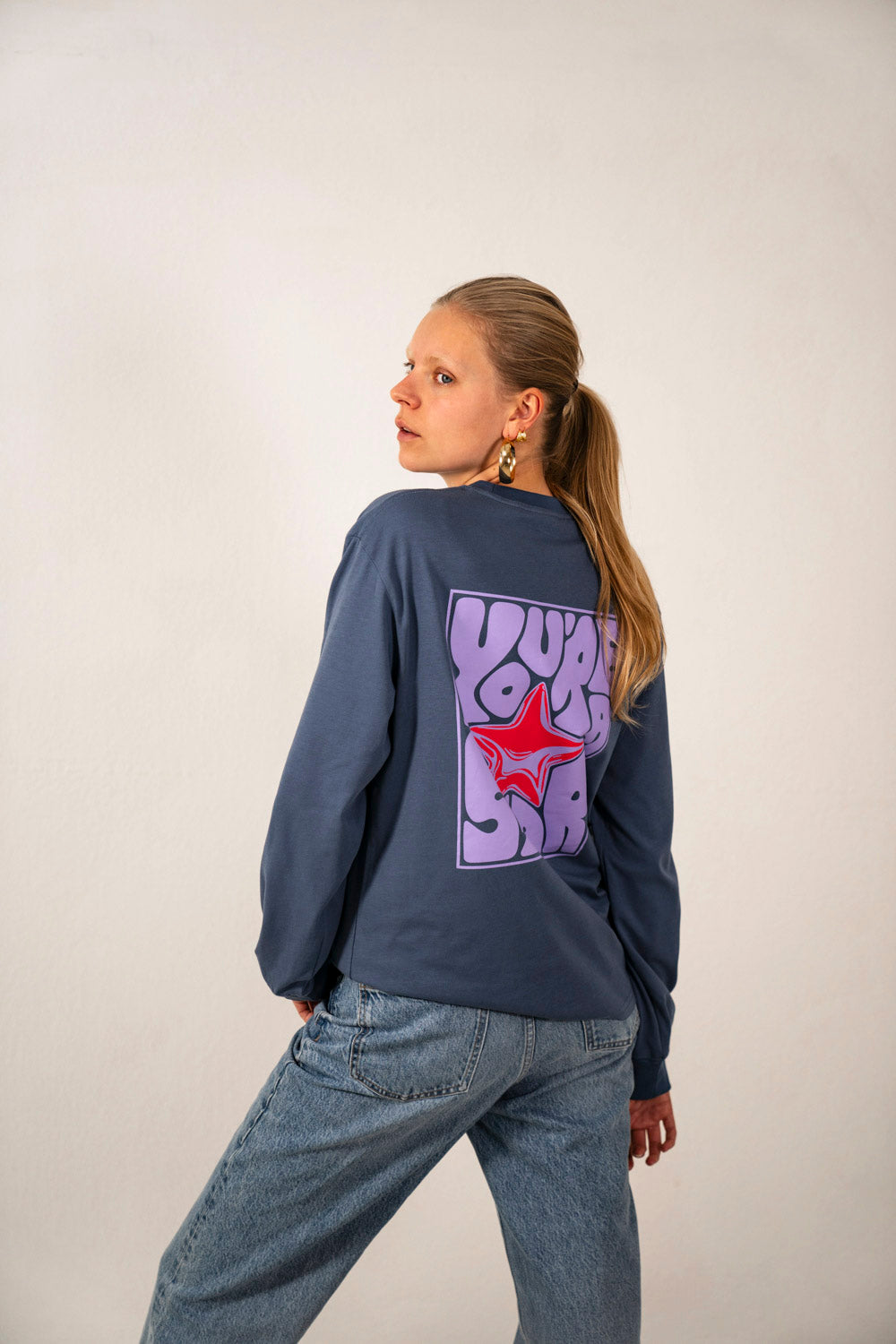 The Star Longsleeve Blue