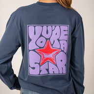 The Star Longsleeve Blue