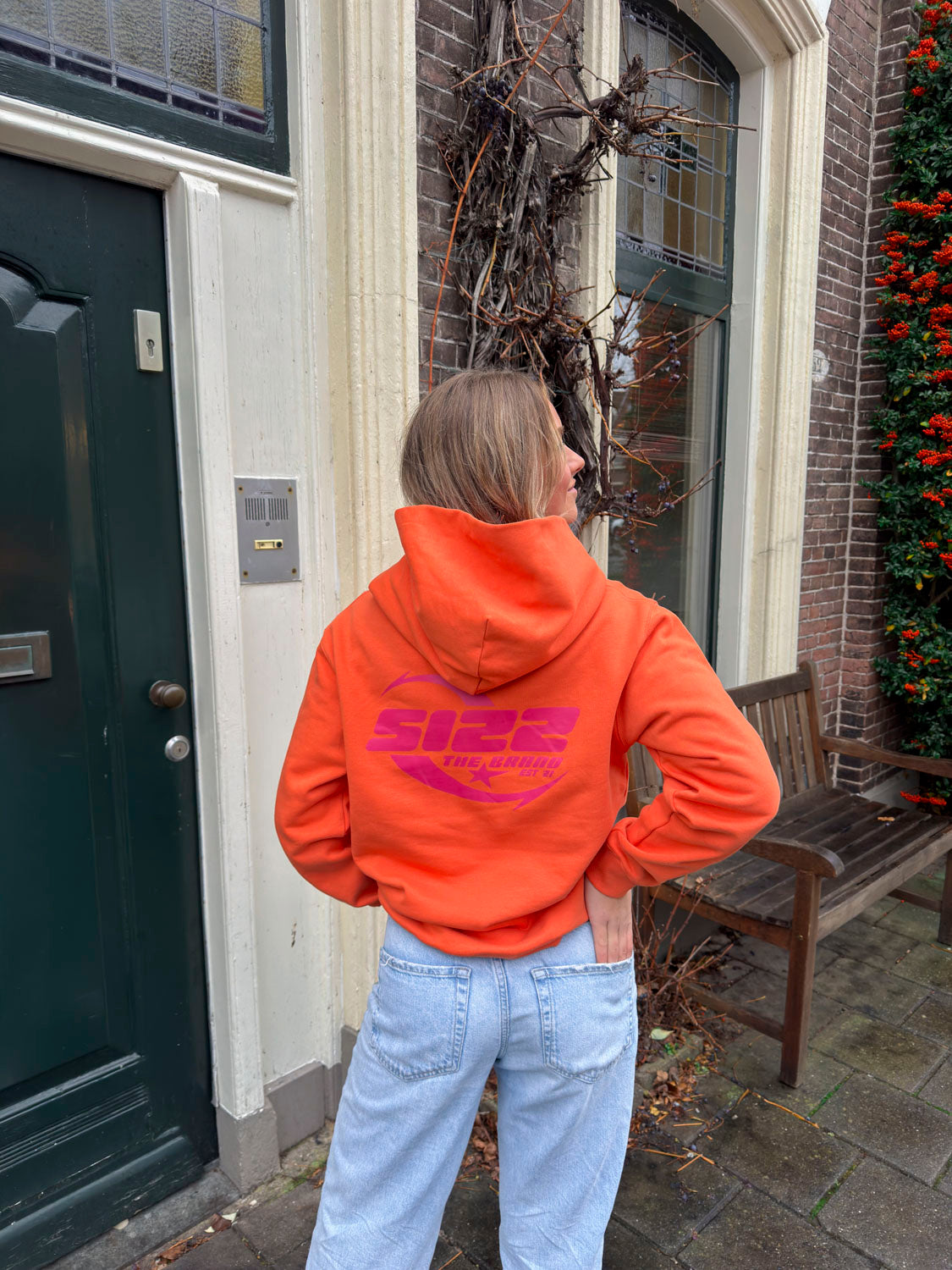 The Galactic Hoodie Orange