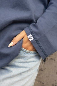 SIZZ THE BRAND Longsleeve Fringes Blue